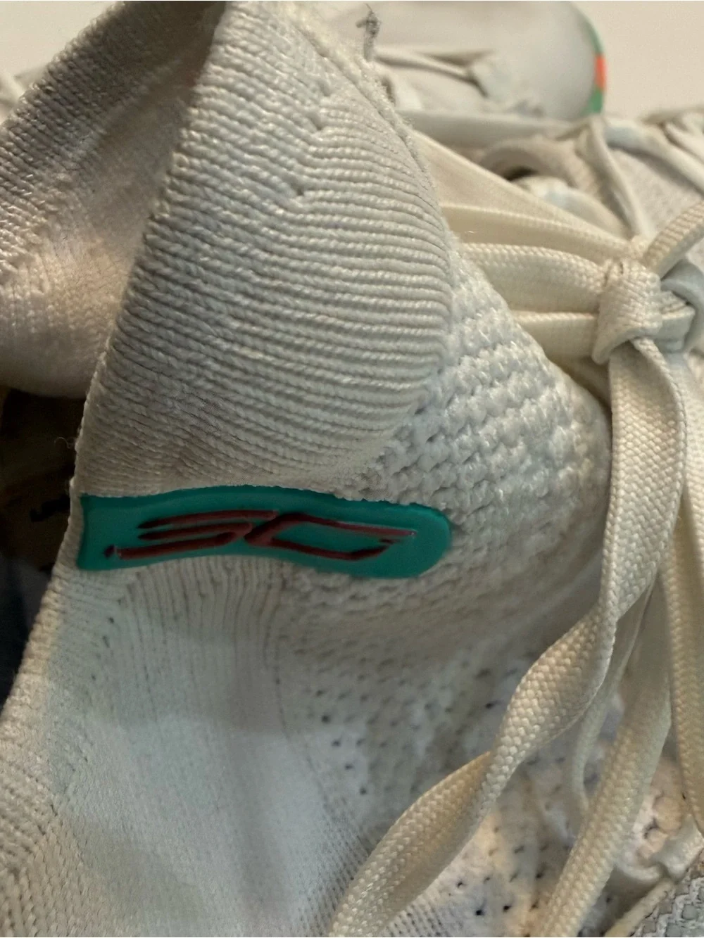 Under Armour Curry 5 Confetti US Men Size 8 Multi-White 3020657-109 basketball